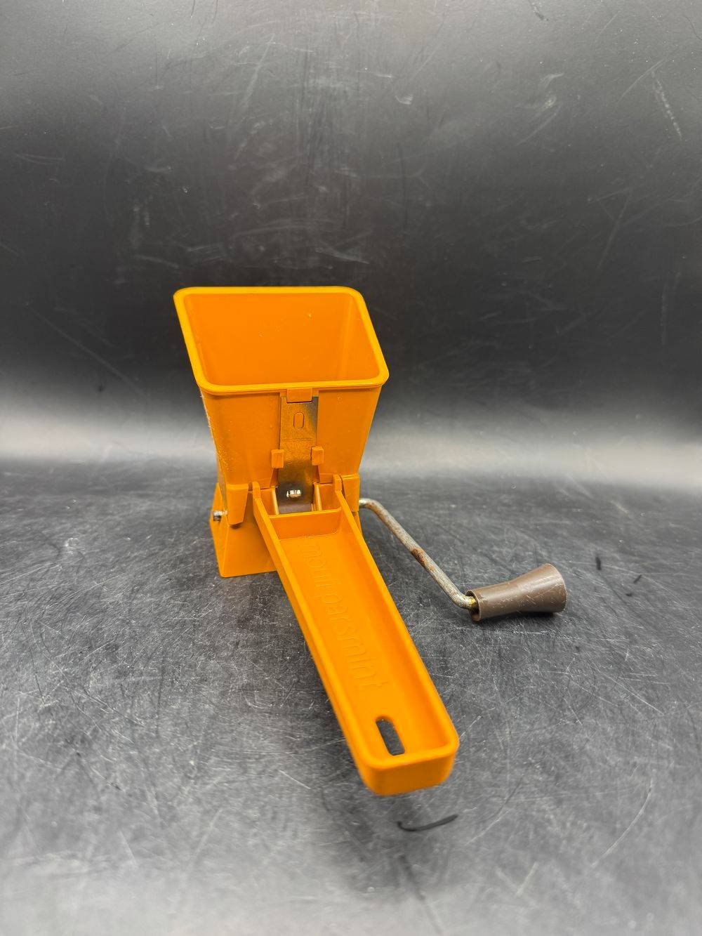 Ancien Hachoir Mouli Marsmint - Orange - Vintage des années 70 - Fonctionne parfaitement - Décoration - Collection – Image 5