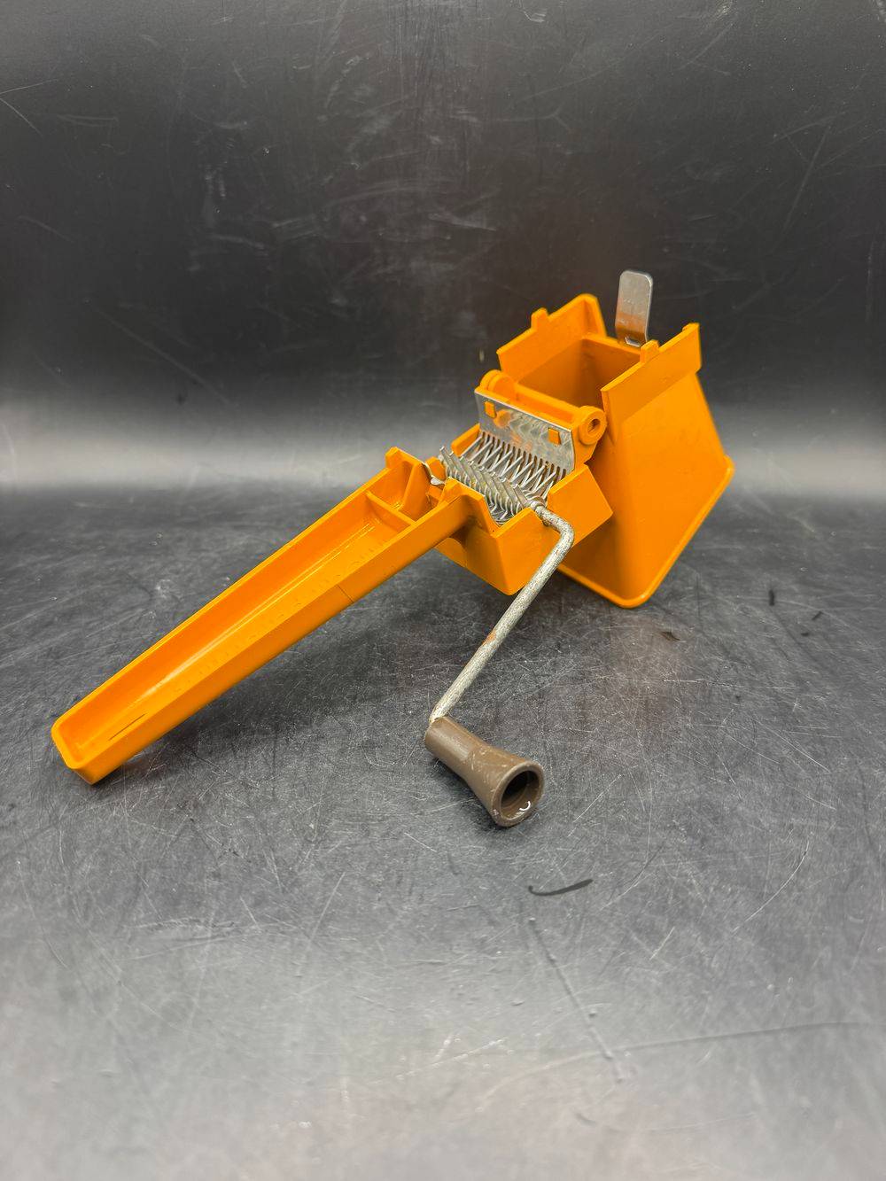 Ancien Hachoir Mouli Marsmint - Orange - Vintage des années 70 - Fonctionne parfaitement - Décoration - Collection – Image 8