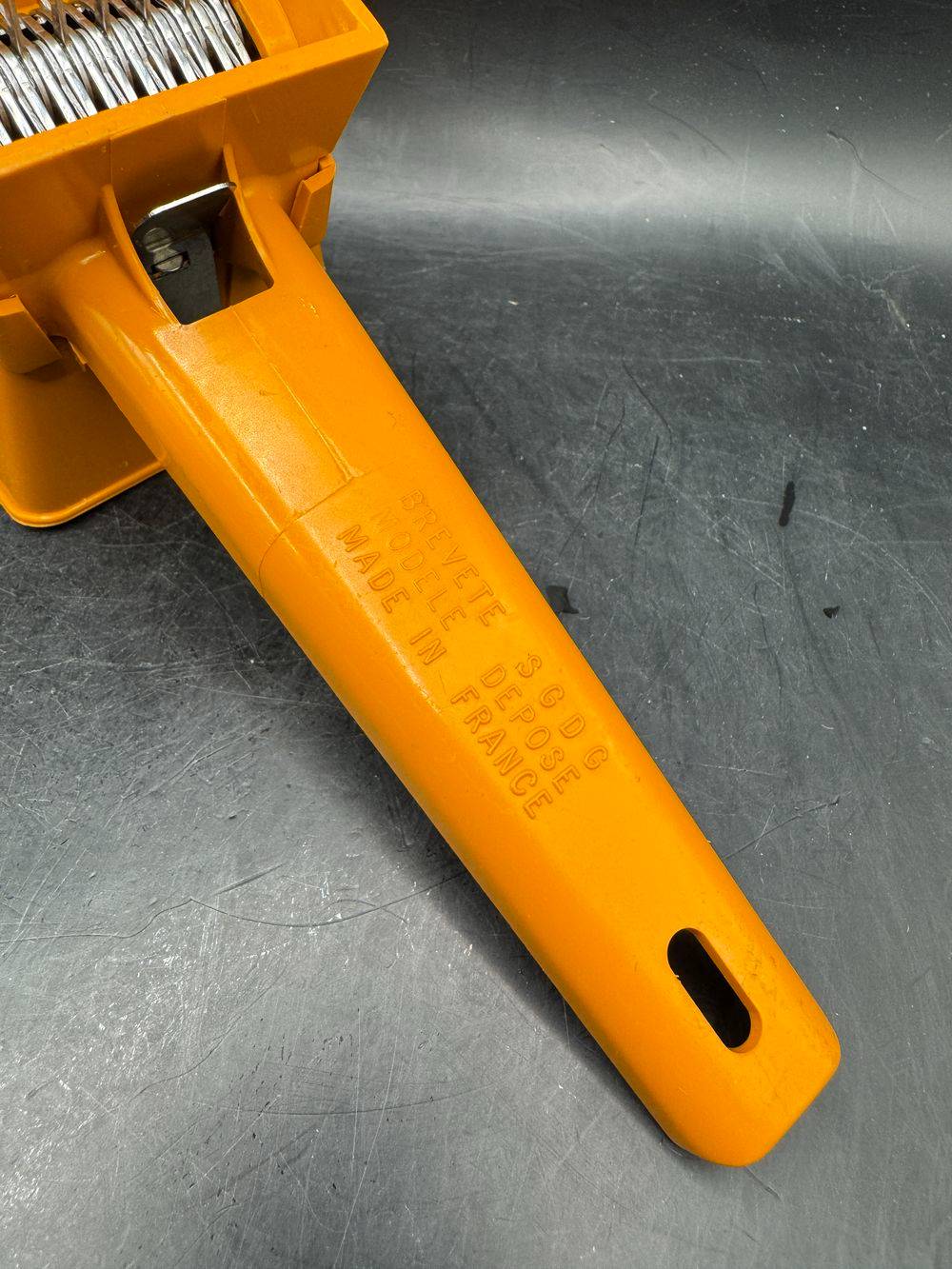 Ancien Hachoir Mouli Marsmint - Orange - Vintage des années 70 - Fonctionne parfaitement - Décoration - Collection – Image 9