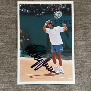 Dédicace - Autographe - Rare photo signée au feutre par Mark Philippoussis - Format 10x15 - Tennis - Roland-Garros - Wimbledon - Us Open - OA - Collection - Vintage