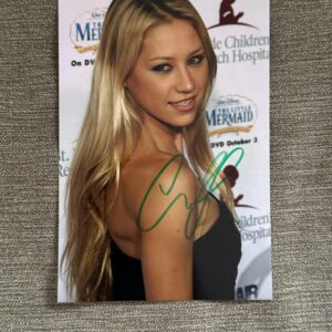 Dédicace - Autographe - Rare photo signée au feutre vert par Ana Kournikova - Format 10x15 - Tennis - Roland-Garros - Wimbledon - Us Open - OA - Collection - Vintage