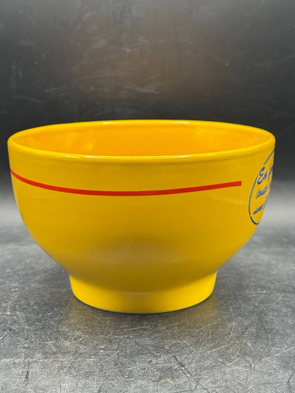 Bol publicitaire en faïence - Banania - Depuis 1912 - Liseré rouge - Collection - Décoration – Image 3