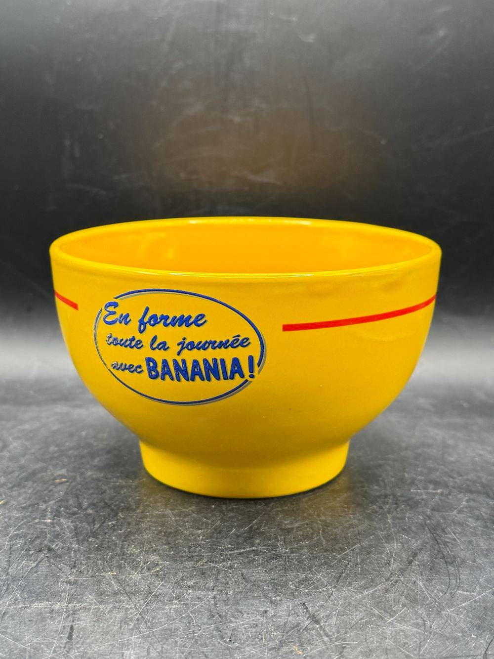 Bol publicitaire en faïence - Banania - Depuis 1912 - Liseré rouge - Collection - Décoration – Image 4
