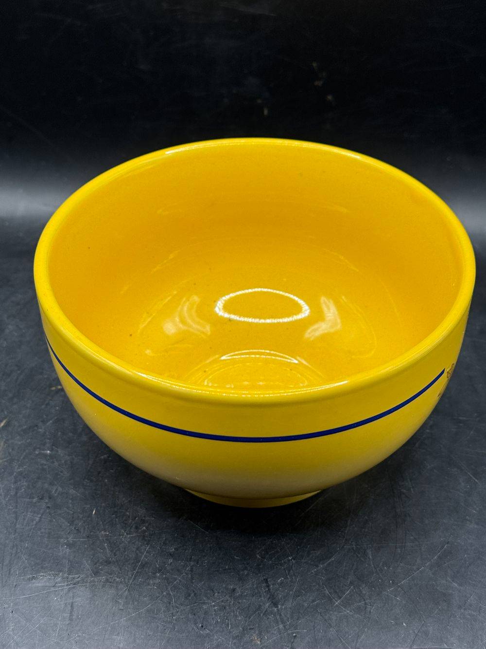 Bol publicitaire en faïence - Banania - Depuis 1912 - Liseré bleu - Collection - Décoration – Image 5