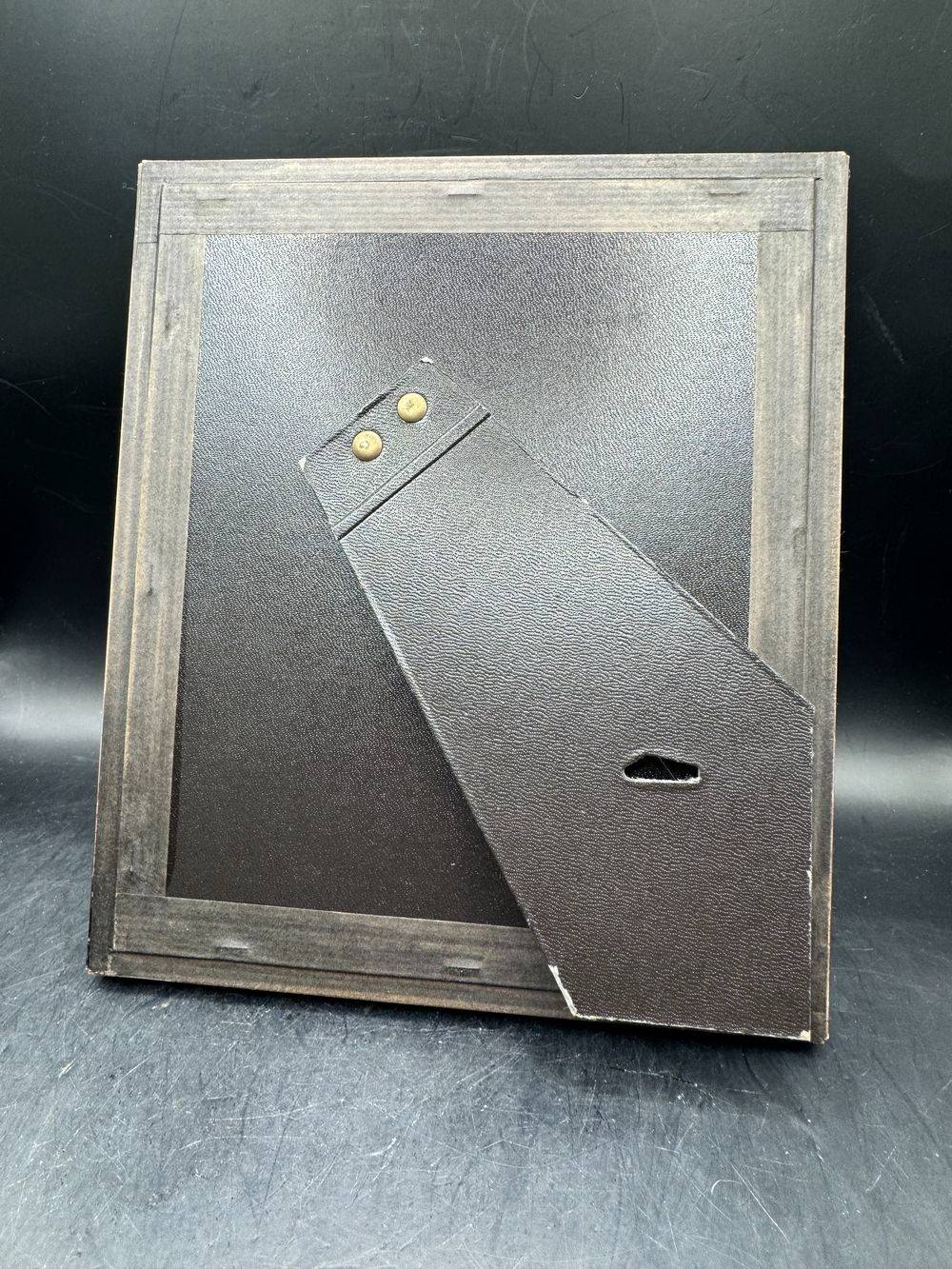 Petite tableau "Marine" et son bel encadrement - Vers 1980 - Décoration - Collection – Image 5