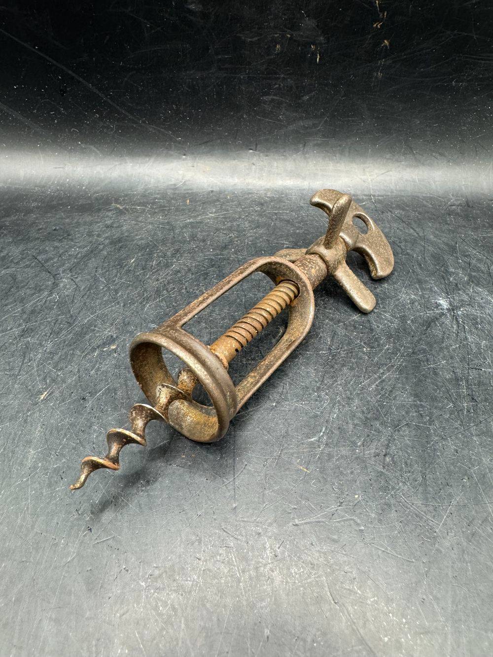 Ancien Tire-bouchon hélices en acier forgé dit la "Ménagère" - Décoration - Collection – Image 6