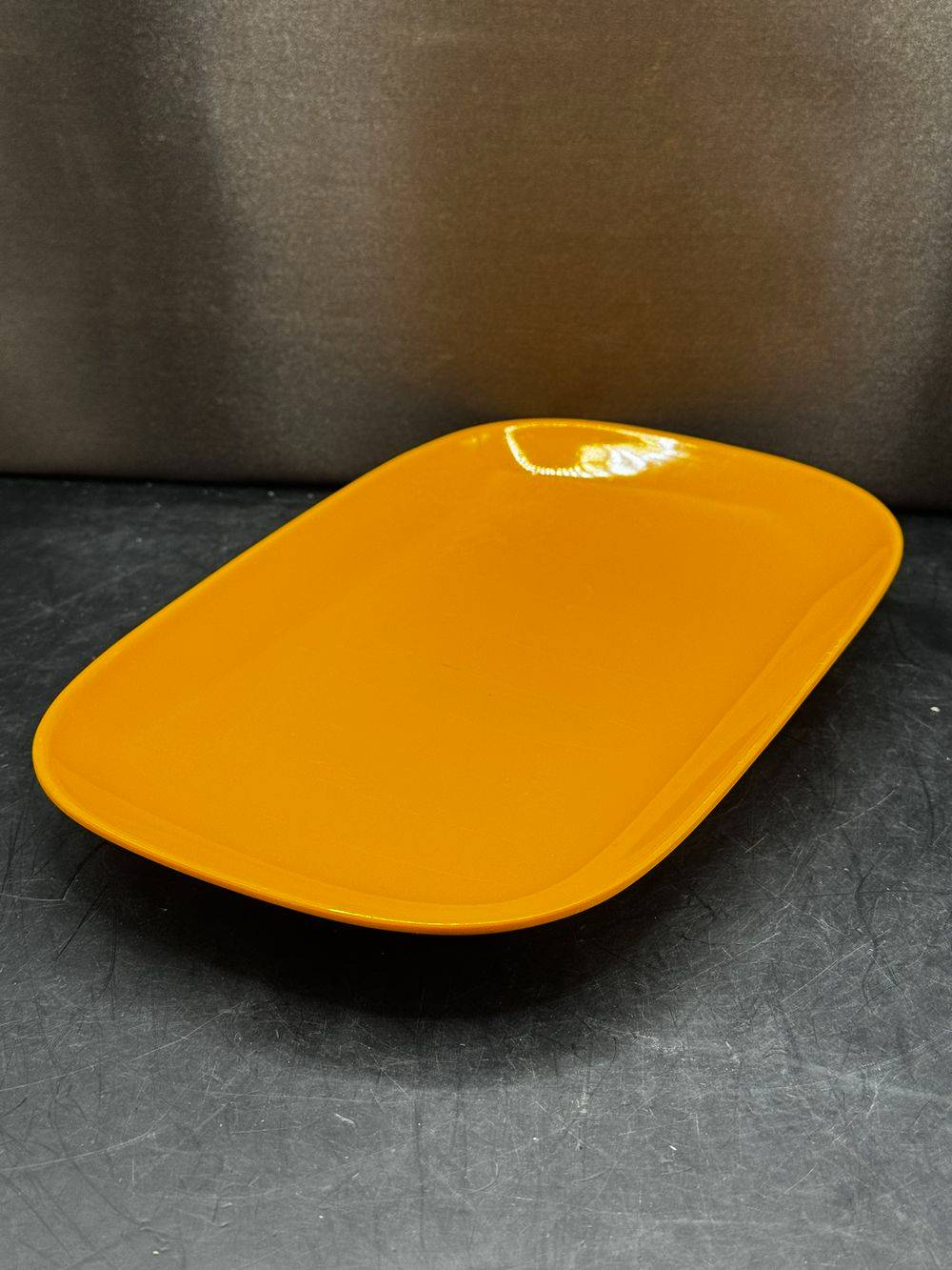 Plateau / Plat / Ramequin orange utilisable pour balance Terraillon - Vintage des années 70 - Déco - Collection – Image 2