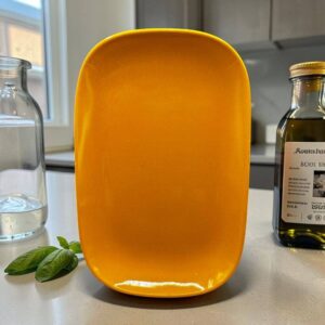 Plateau / Plat / Ramequin orange utilisable pour balance Terraillon - Vintage des années 70 - Déco - Collection