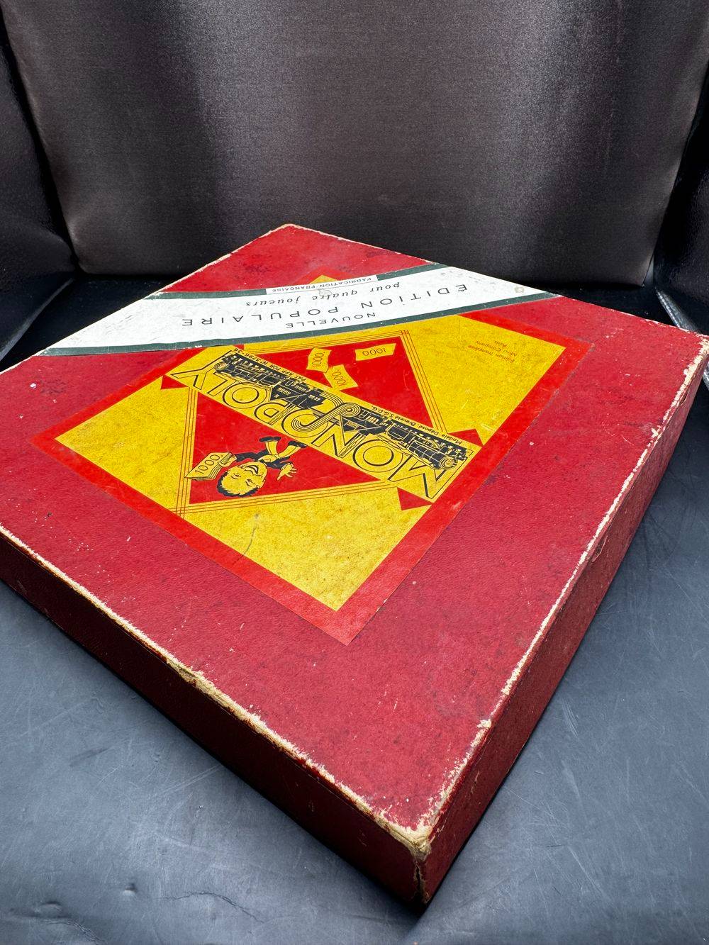 Ancien et rare jeu de Monopoly Edition populaire (complet) - Vers 1950 - Décoration - Collection - Jouet - Etiquette "au nain Bleu" - Paris – Image 5