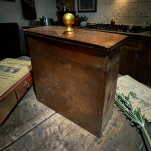 Très ancien et rare bain marie / réserve d'eau en cuivre du début 20ème - A encastrer - Décoration - Collection