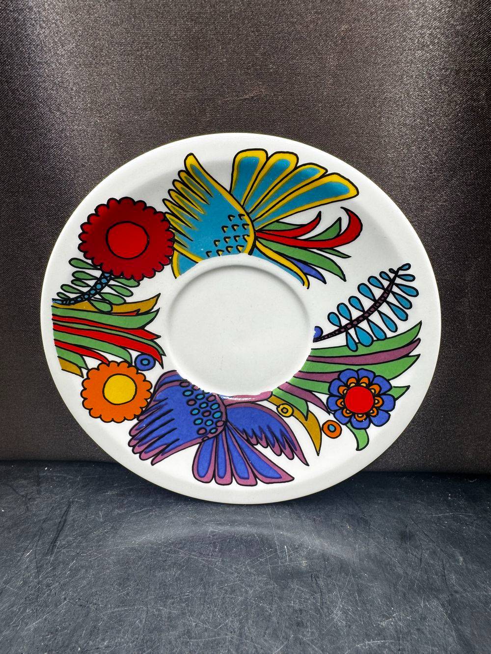 Lot de 4 sous tasses ou soucoupes Acapulco - Villeroy & Boch - Décoration - Collection - Vintage – Image 7