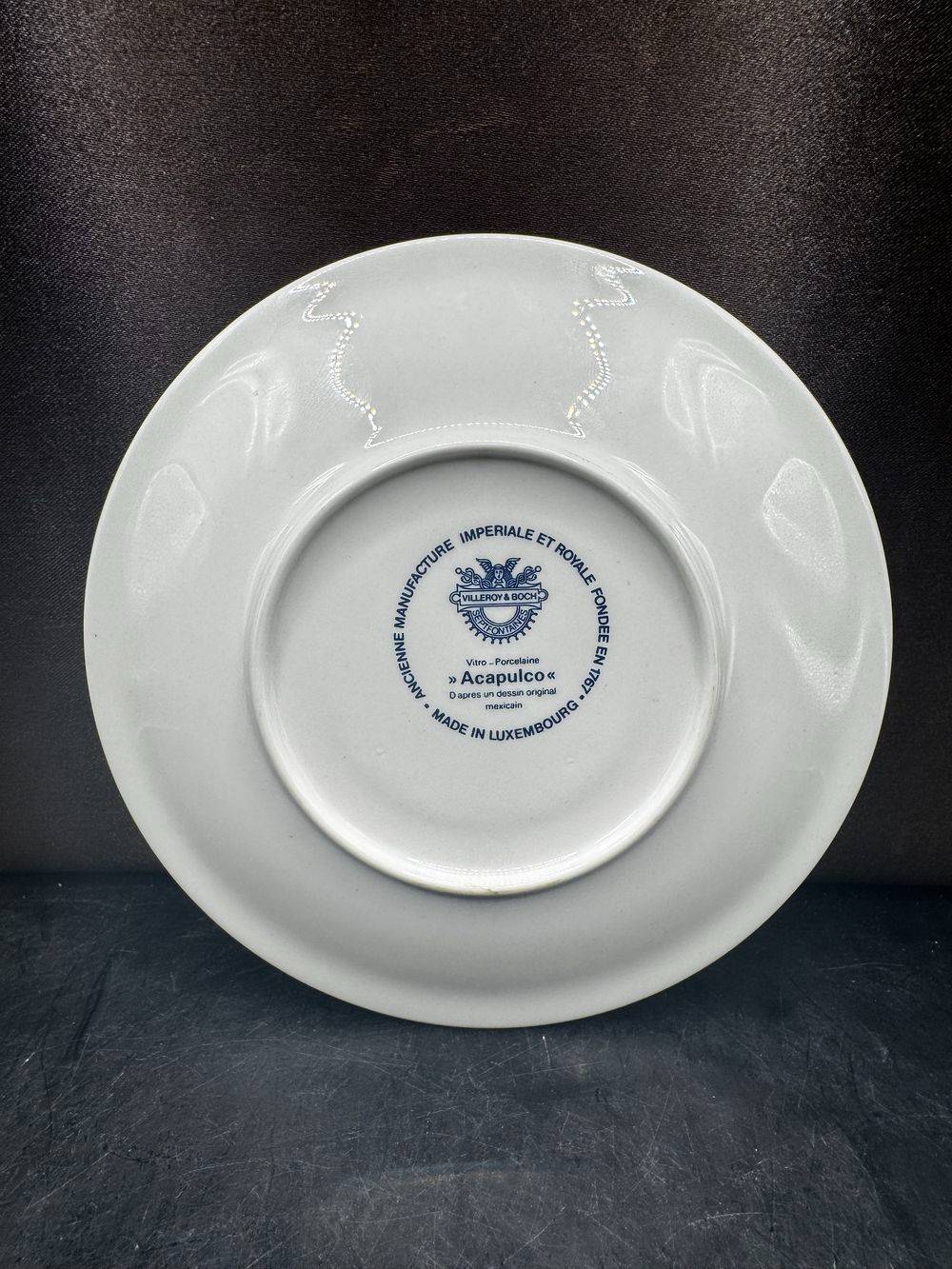 Lot de 4 sous tasses ou soucoupes Acapulco - Villeroy & Boch - Décoration - Collection - Vintage – Image 10