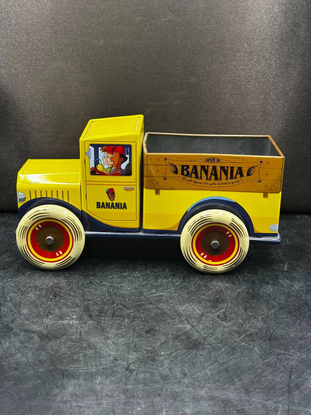 Ancienne voiture camion publicitaire en métal/tôle lithographiée - Banania - Déco - Collection – Image 2