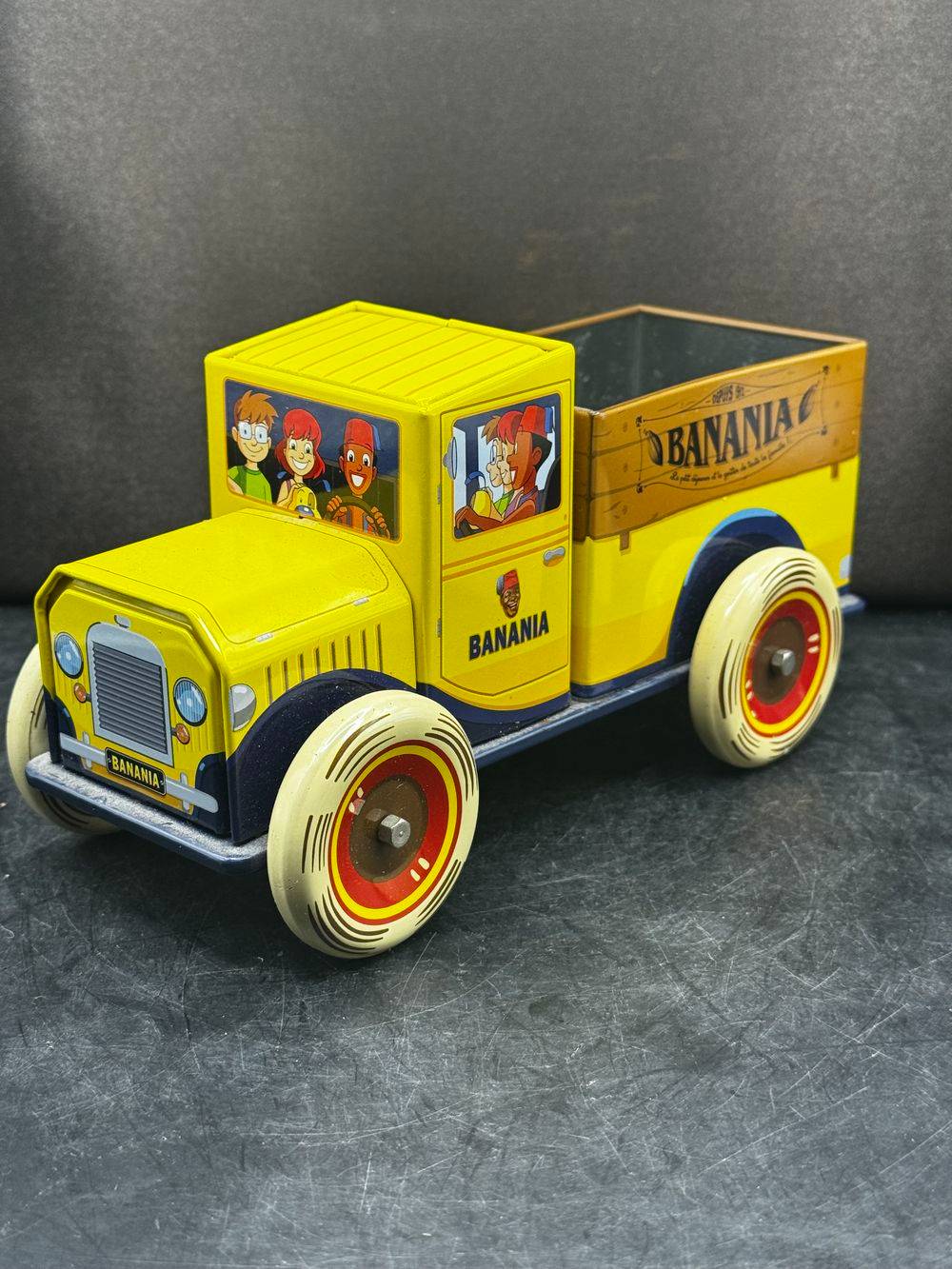 Ancienne voiture camion publicitaire en métal/tôle lithographiée - Banania - Déco - Collection – Image 3