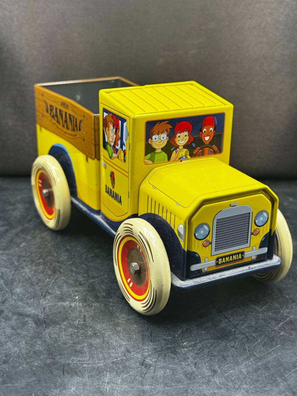 Ancienne voiture camion publicitaire en métal/tôle lithographiée - Banania - Déco - Collection – Image 4