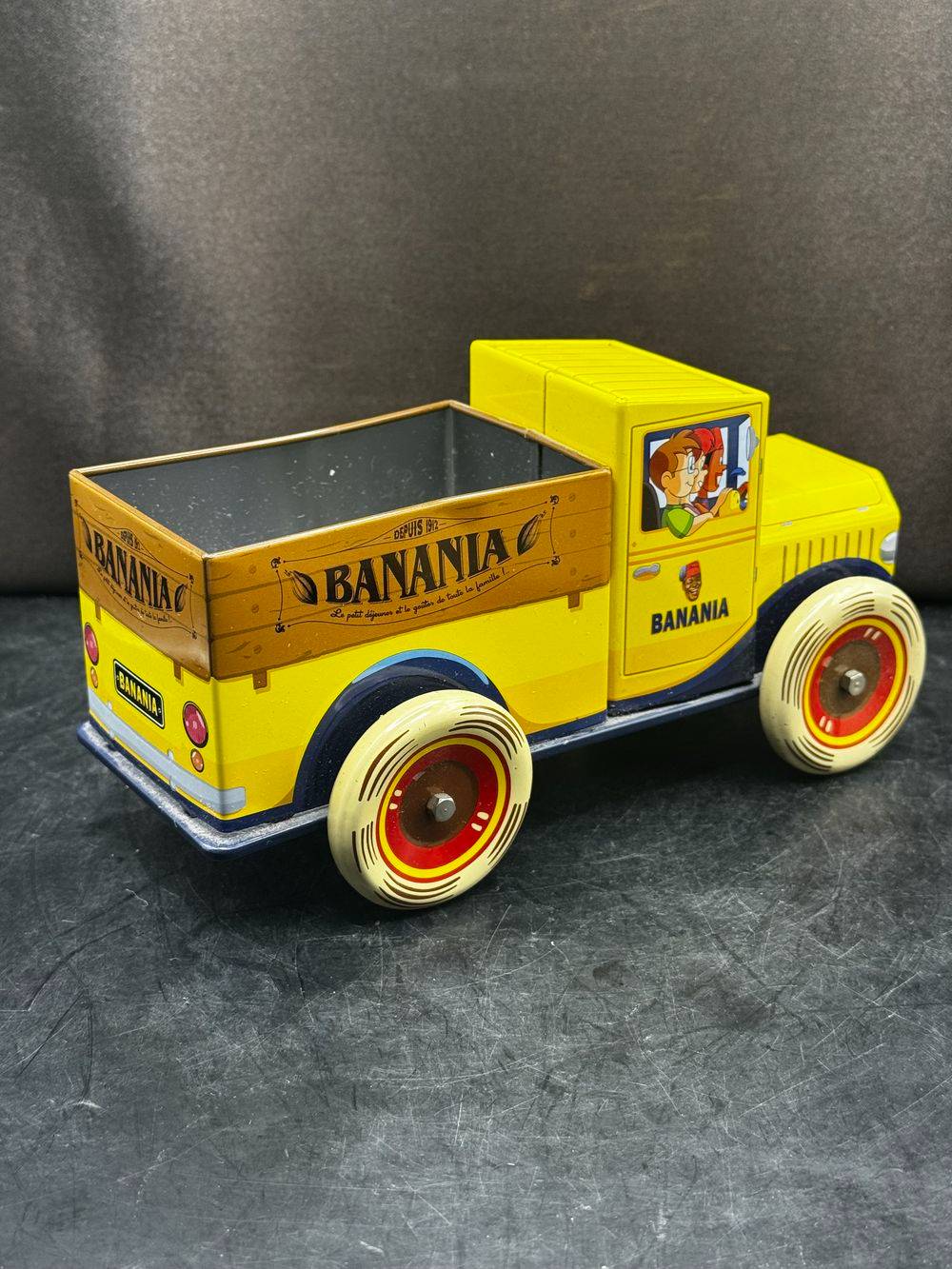 Ancienne voiture camion publicitaire en métal/tôle lithographiée - Banania - Déco - Collection – Image 5