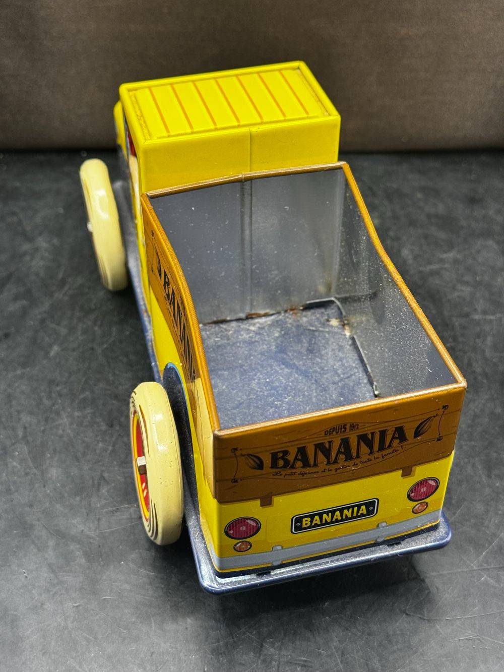 Ancienne voiture camion publicitaire en métal/tôle lithographiée - Banania - Déco - Collection – Image 6