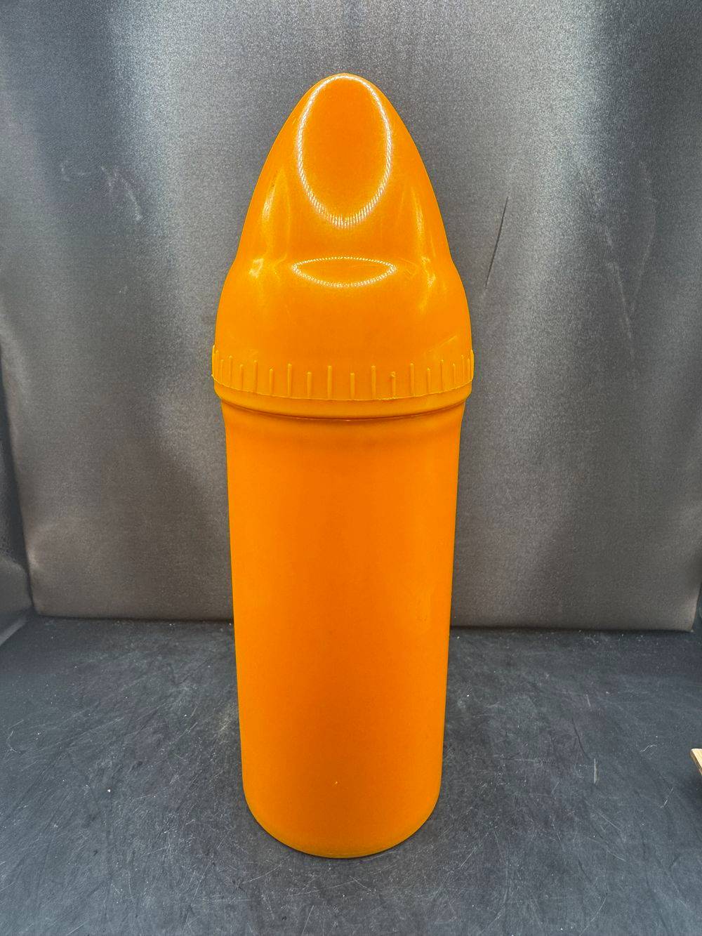 Porte / Protège biberon isotherme vintage - Un joli orange - Des années 70/80 - Déco - Collection – Image 3