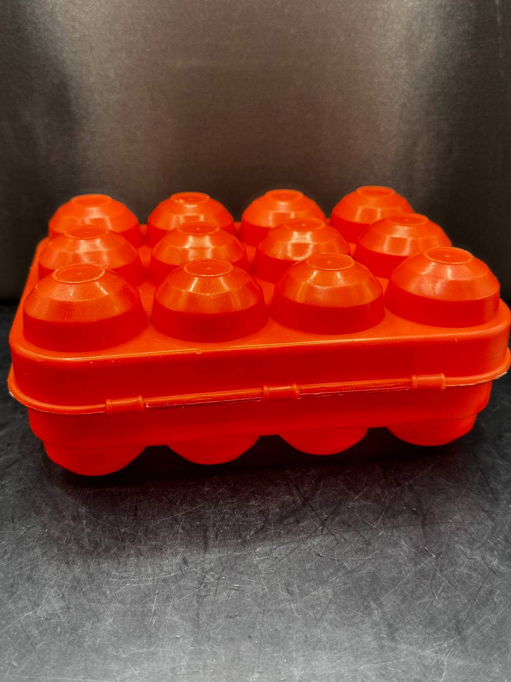 Boîte à oeufs vintage - Un joli orange et 12 petits nids - Des années 70/80 - Déco - Collection – Image 5