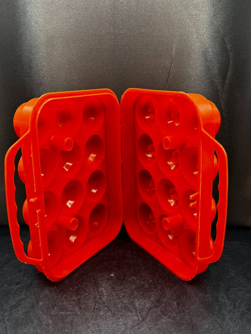 Boîte à oeufs vintage - Un joli orange et 12 petits nids - Des années 70/80 - Déco - Collection – Image 6