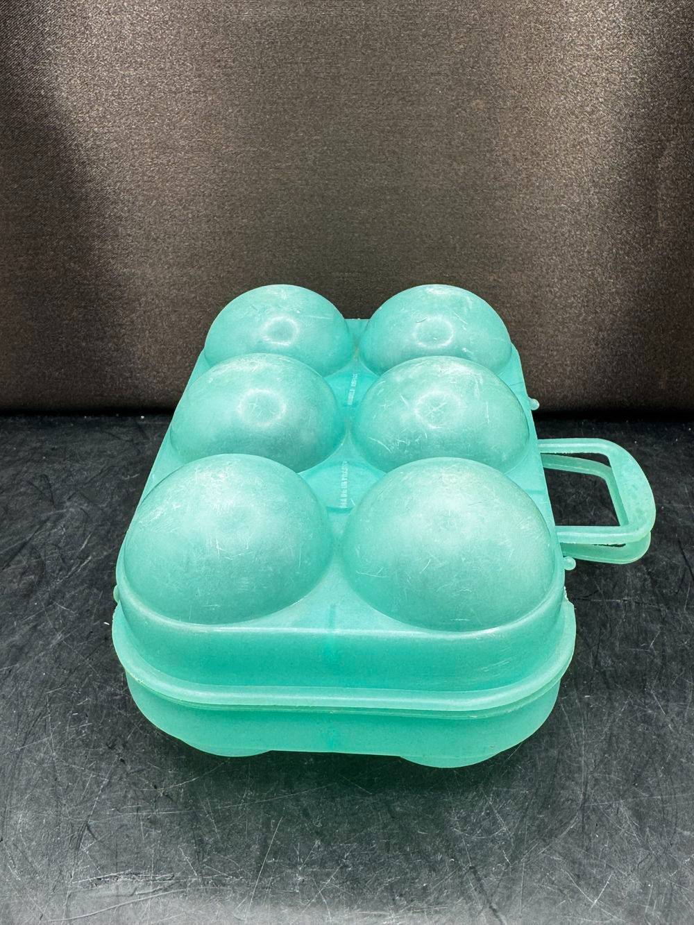 Boîte à oeufs vintage - Un joli bleu pâle et 6 petits nids - Des années 70/80 - Déco - Collection – Image 5