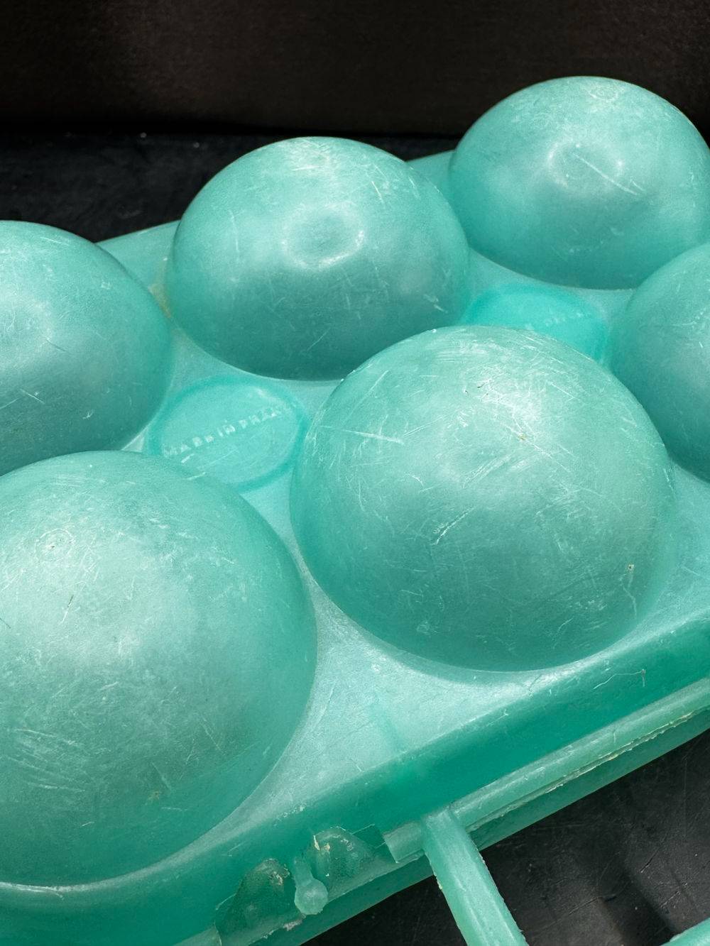 Boîte à oeufs vintage - Un joli bleu pâle et 6 petits nids - Des années 70/80 - Déco - Collection – Image 6