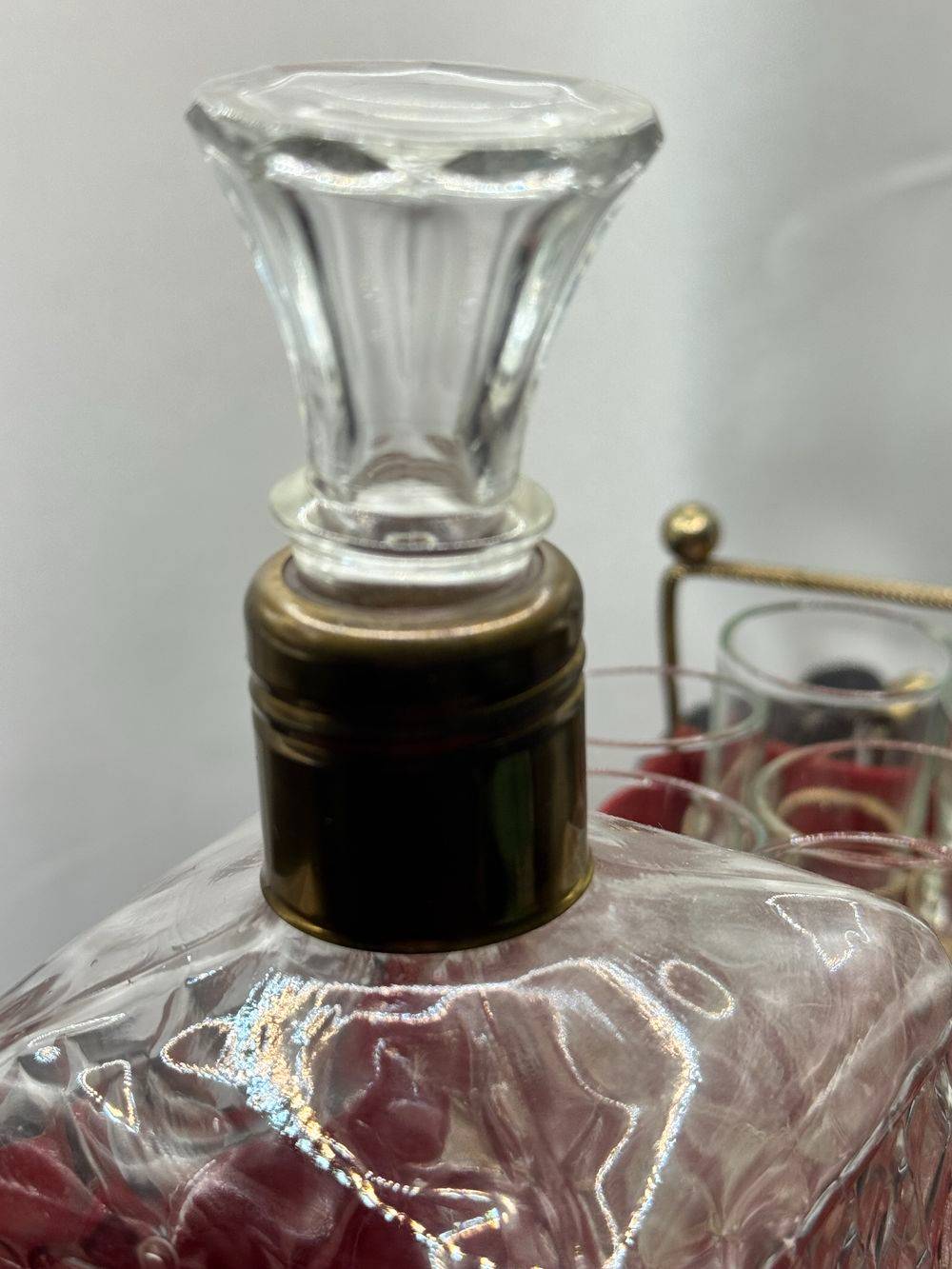 Service à liqueur musical en forme de voiture ancienne (souvent inspiré des modèles des années 1900-1920) - Déco - Collection - Vintage (vers 1960) – Image 10